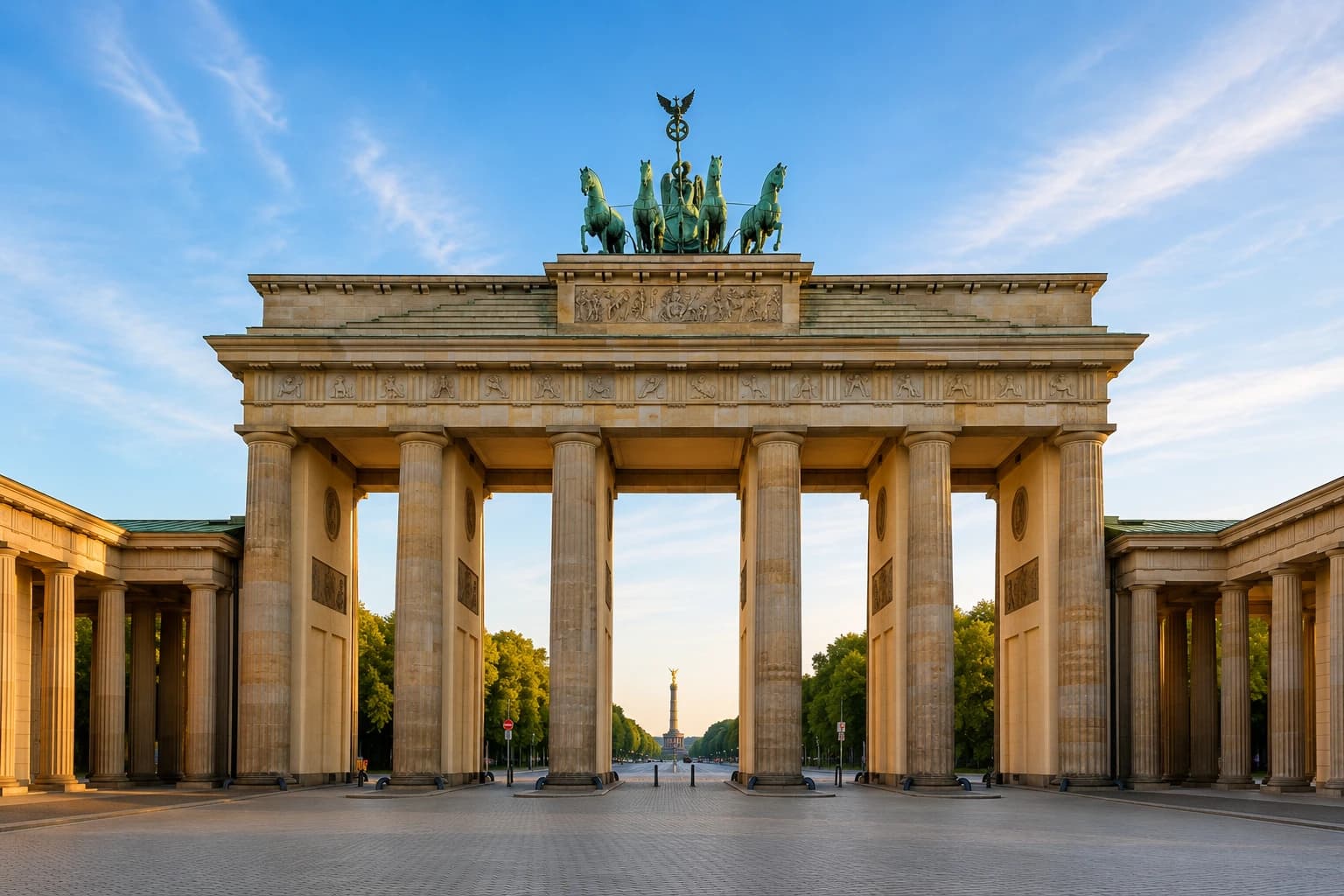 Cinematic landscape representing studying in Germany